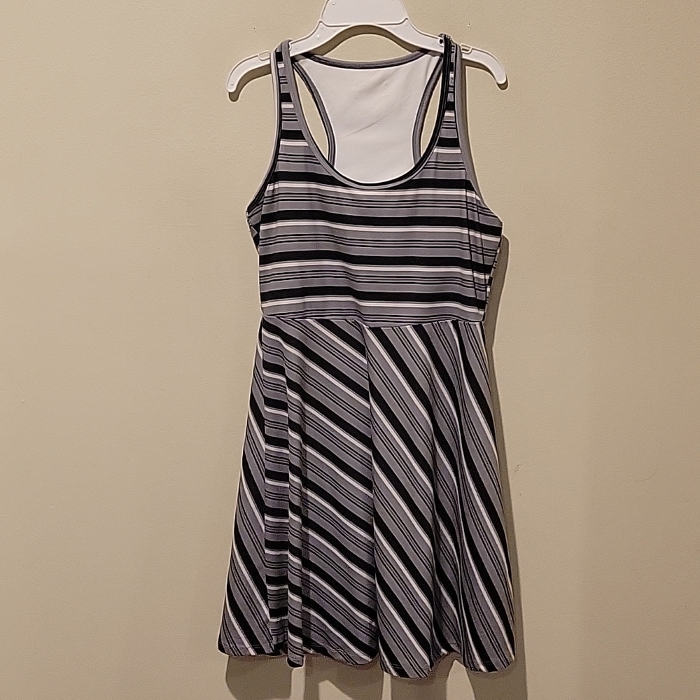 ❤️ RACERBACK TANK DRESS WITH SHELF BRA, MEDIUM